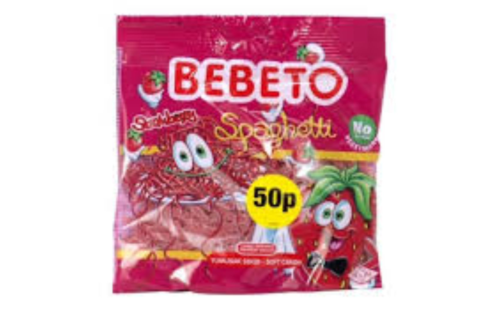 BEBETO STRAWBERRY SPAGHETTI 70G